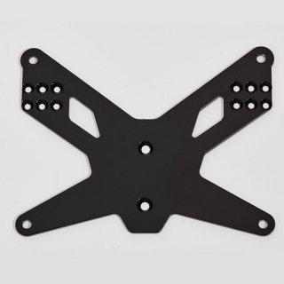 Kennzeichenplatte "SHORTY XL" | schwarz , 390502-XL  KAWASAKI / KX 65 (KX65A) / KX 65 / 2009 / OFFROAD / MX , 390502-XL