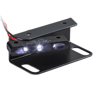 LED-KZB "TRIO" | mit Halter | schwarz | Typ: A , 390520-SET  KAWASAKI / KX 85 BIG WHEELS 19/16 (KX85D) / KX 85 / 2021 / OFFROAD / MX , 390520-SET