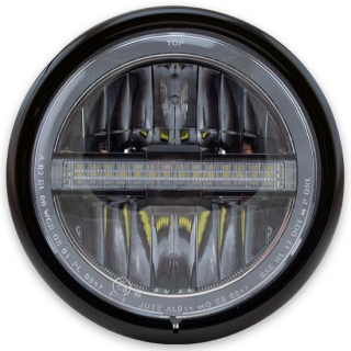 LED-Scheinwerfer "Horizon" 5-3/4" | schwarz glanz , 271145  KTM / 300 EXC SIX DAYS / 300 EXC / 2015 / OFFROAD / ENDURO , 271145