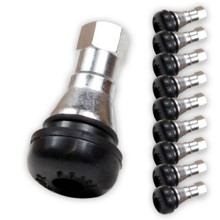 Gummiventil Set | TR412 | chrom | kurz | Ø 11,3mm , 276070-10  KTM / 450 EXC-F / 450 EXC-F / 2022 / OFFROAD / ENDURO , 276070-10