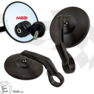 Lenkerendenspiegel "BOB 1" | Alu | schwarz | D28 , 282600-M6B  KTM / 200 EXC / 200 EXC / 2007 / OFFROAD / ENDURO , 282600-M6B