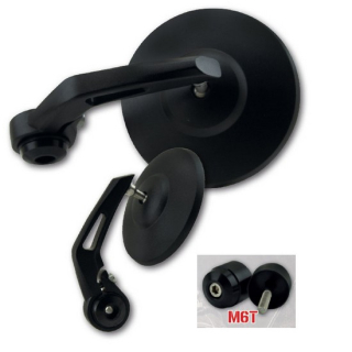 Lenkerendenspiegel "BOB 1" | Alu | schwarz | D28 , 282600-M6T  KTM / 200 EXC / 200 EXC / 2008 / OFFROAD / ENDURO , 282600-M6T