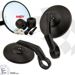 Lenkerendenspiegel "BOB 1" | Alu | schwarz | D28 , 282600-M6Y  KTM / 200 EXC / 200 EXC / 2009 / OFFROAD / ENDURO , 282600-M6Y