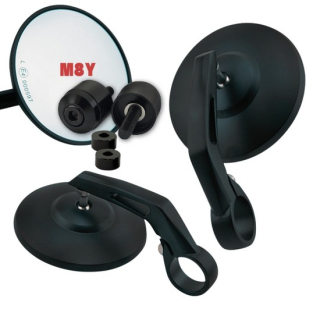 Lenkerendenspiegel "BOB 1" | Alu | schwarz | D28 , 282600-M8Y  KTM / 200 EXC / 200 EXC / 2012 / OFFROAD / ENDURO , 282600-M8Y