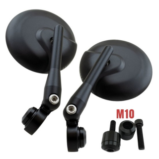 Lenkerendenspiegel "NOVARA" | Alu | schwarz | M10 , 282601-M10  KTM / 200 EXC / 200 EXC / 2013 / OFFROAD / ENDURO , 282601-M10