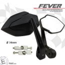 Lenkerendenspiegel "FEVER" | schwarz | M6 /...