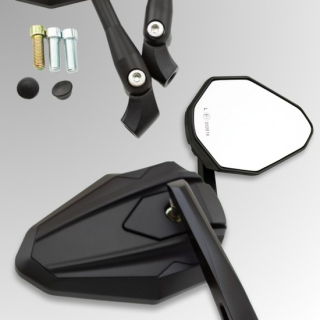 Lenkerspiegel "HERO" | ALU | schwarz | M10-R/L , 282649  KTM / 300 EXC / 300 EXC / 2002 / OFFROAD / ENDURO , 282649