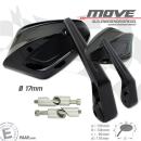 Lenkerendenspiegel "MOVE" | schwarz | M6/ID17 ,...