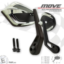 Lenkerendenspiegel "MOVE" | M8 Kawasaki | chrom...