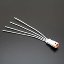 Adapterkabel mit 4er Stecker | männlich | weiss ,...