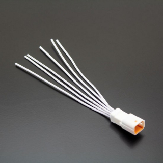 Adapterkabel mit 6er Stecker | männlich | weiss , 284-TYP6-M  HUSQVARNA / TE 150 I / TE 150 / 2023 / OFFROAD / ENDURO , 284-TYP6-M