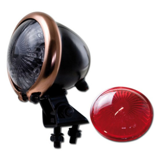 LED-Rücklicht "Bates-Style" | schw/Ku | Ø=57 mm , 284373  KTM / 250 EXC-F SIX DAYS / 250 EXC-F / 2020 / OFFROAD / ENDURO , 284373