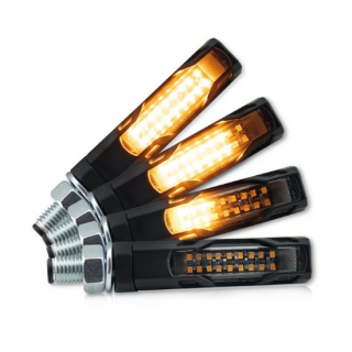 LED-Blinker "EVO" | SEQ | Alu | schwarz , 284806  HUSQVARNA / FE 350 / FE 350 / 2014 / OFFROAD / ENDURO , 284806
