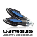 Austauschblende "Sliver" | blau eloxiert ,...