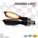 LED-Blinker "Shadow light" | Alu | schwarz ,...