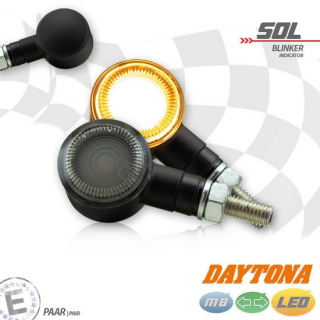 LED-Blinker "D-Light SOL" | Alu | schwarz , 284839  KTM / 250 EXC SIX DAYS / 250 EXC / 2001 / OFFROAD / ENDURO , 284839
