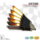 LED-Blinker "VETRO" | SEQ | Alu | schwarz ,...