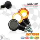 LED-Blinker-RL Kombi "SOL-W" | Alu | schwarz ,...