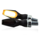 COB-Blinker "SHIELD" | Alu | schwarz | M8 ,...