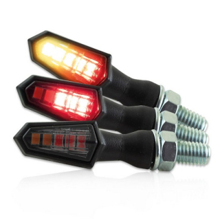 LED-Blinker+RL-Kombi "PIKE" | schwarz | M8 , 284887  HUSQVARNA / FE 250 / FE 250 / 2016 / OFFROAD / ENDURO , 284887