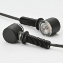 LED-Blinker D-Light "MINI2" | Alu | schwarz ,...