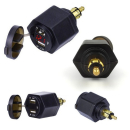 USB-Adapter | 12V-24V | 5V 2x2.1A | Voltanzeige , 289325N...