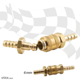 Schnelltrennkupplung Messing | 6mm / 1/4" , 292076  HUSQVARNA / TC 65 / TC 65 / 2022 / OFFROAD / MX , 292076