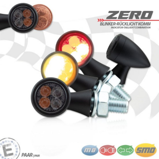 SMD-Blinker/RL "Zero" | Alu | schwarz , 294003  HONDA / CR 250 R (ME03) / CR 250 R / 1999 / OFFROAD / MX , 294003