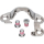 SHIMANO Abdeckplatte Rechts PD-A600 inkl. Befestigungsschraube Y-46D98030