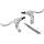 SHIMANO Bremshebel Road BL-R780, Paar, Silber, Inkl. Zug und Hülle, ca. 129 g E-BLR780PA