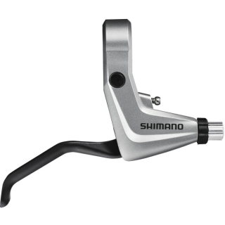 SHIMANO Bremshebel BL-T4000, Paar, Silber, Inkl. Zug und Hülle E-BLT4000PAS