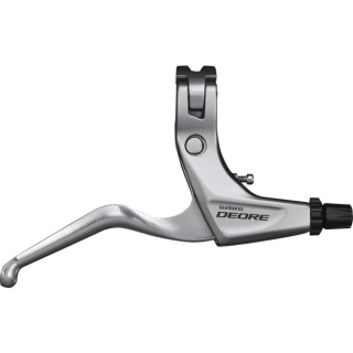 SHIMANO Bremshebel DEORE Trekking BL-T610, rechts, I-Spec B, Silber, ca. 103 g E-BLT610RS