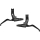 SHIMANO Bremshebel DEORE Trekking BL-T611, Paar, I-Spec B, Schwarz, Inkl. Zug und Hülle, E-BLT611PAL1