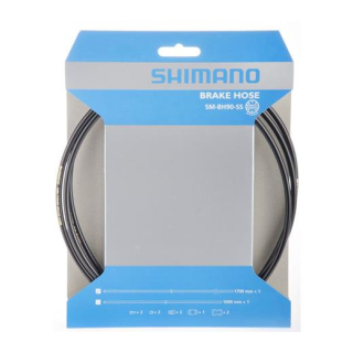 SHIMANO Bremsleitung SM-BH90-SS, 1.700 mm, Schwarz, Gerade - Gerade, 1x Bremsleitung, 2x E-SMBH90SSL170
