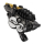 SHIMANO Bremssattel SAINT BR-M820, VR oder HR, PM, H03C Metall m. Kühlrippen, Schwarz I-BRM820MPMF
