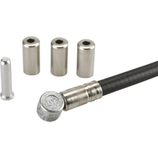 SHIMANO 1 Set Schwarz Bremszug-Set Zug 1.600 mm, Hülle 1.400 mm HR A-BCTTYPRLA