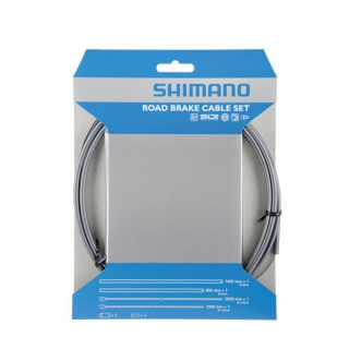 SHIMANO 1 Set Grau Bremszug-Set Zug 1x 1.000 mm/1x 2.050 mm, Hülle 1x 800 mm/1x 1.400 mm Y-80098018