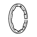 SHIMANO Distanzring CS-M970 2,56 mm Y-10R03100