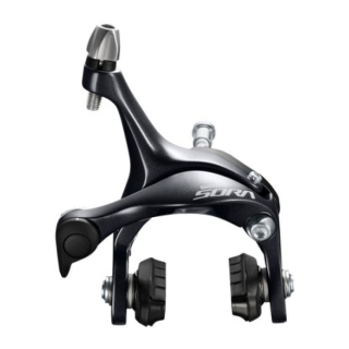 SHIMANO Dual-Pivot-Seitenzugbremse SORA BR-R3000, VR, R50T5, Schwarz, 10,5/12,5/18/27/32 E-BRR3000AF87X