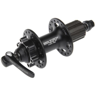 SHIMANO Hinterradnabe DEORE XT FH-M756 9/10-fach 6-Loch, 32 Loch, Schnellspanner 168 mm, E-FHM756ABZL