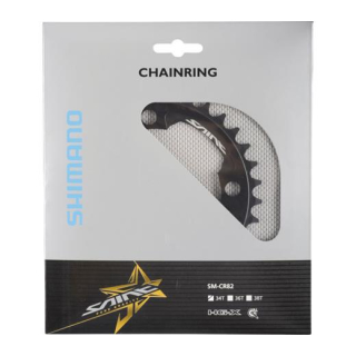 SHIMANO Kettenblätter SAINT FC-M820/M825, 34 Zähne, 104 mm, Schwarz, Aluminium I-SMCR82A4