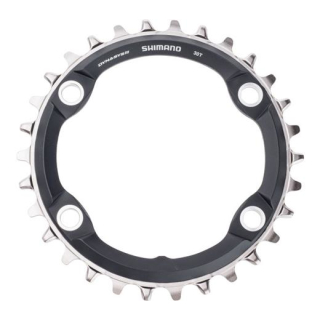 SHIMANO Kettenblätter SLX FC-M7000-11 1-fach, 30 Zähne, 96 mm, Schwarz, Stahl/Glasfaserv I-SMCRM70A0