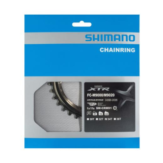 SHIMANO Kettenblätter XTR FC-M9000/M9020 1-fach, 34 Zähne, 96 mm, Edelstahl/Aluminium/Ca I-SMCRM91A4