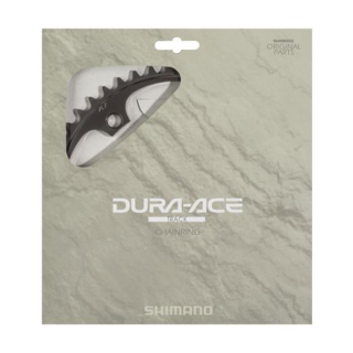 SHIMANO Kettenblätter DURA-ACE TRACK FC-7710, 47 Zähne 1/2x 3/32", 144 mm, Grau, Alumini Y-16S47000
