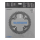 SHIMANO Kettenblätter DEORE FC-M590, 44 Zähne für KSR, 104 mm, Grau, Aluminium Y-1LD98110