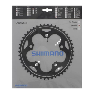 SHIMANO Kettenblätter Road FC-CX50, 46 Zähne, 110 mm, Schwarz, Aluminium Y-1MS98060