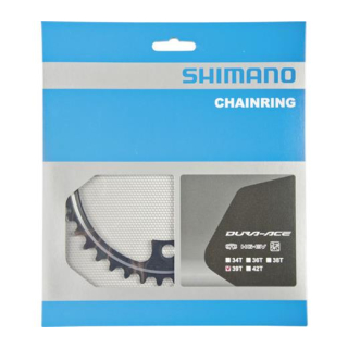 SHIMANO Kettenblätter DURA-ACE FC-9000, 39 Zähne (MD), 110 mm, Schwarz, Aluminium Y-1N239000