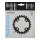 SHIMANO Kettenblätter SLX FC-M675, 24 Zähne (AM), 64 mm, Schwarz, Stahl Y-1NA24000