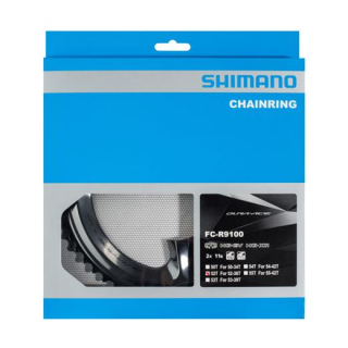 SHIMANO Kettenblätter DURA-ACE FC-R9100, 52 Zähne (MT), 110 mm, Aluminium/Carbonfaserver Y-1VP98020