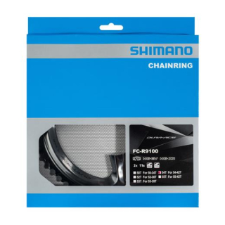 SHIMANO Kettenblätter DURA-ACE FC-R9100, 54 Zähne (MX), 110 mm, Aluminium/Carbonfaserver Y-1VP98040